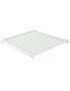 RAS405WH Lanview by Logon 1U 19" FRONT, 1U 19" REAR CONNECTED D450mm SHELF RAS405WH