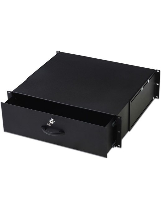 RAD110BL Lanview by Logon 3U 19" KEYBOARD, GENERAL USE, LOCKABLE DRAWER MODULE RAD110BL