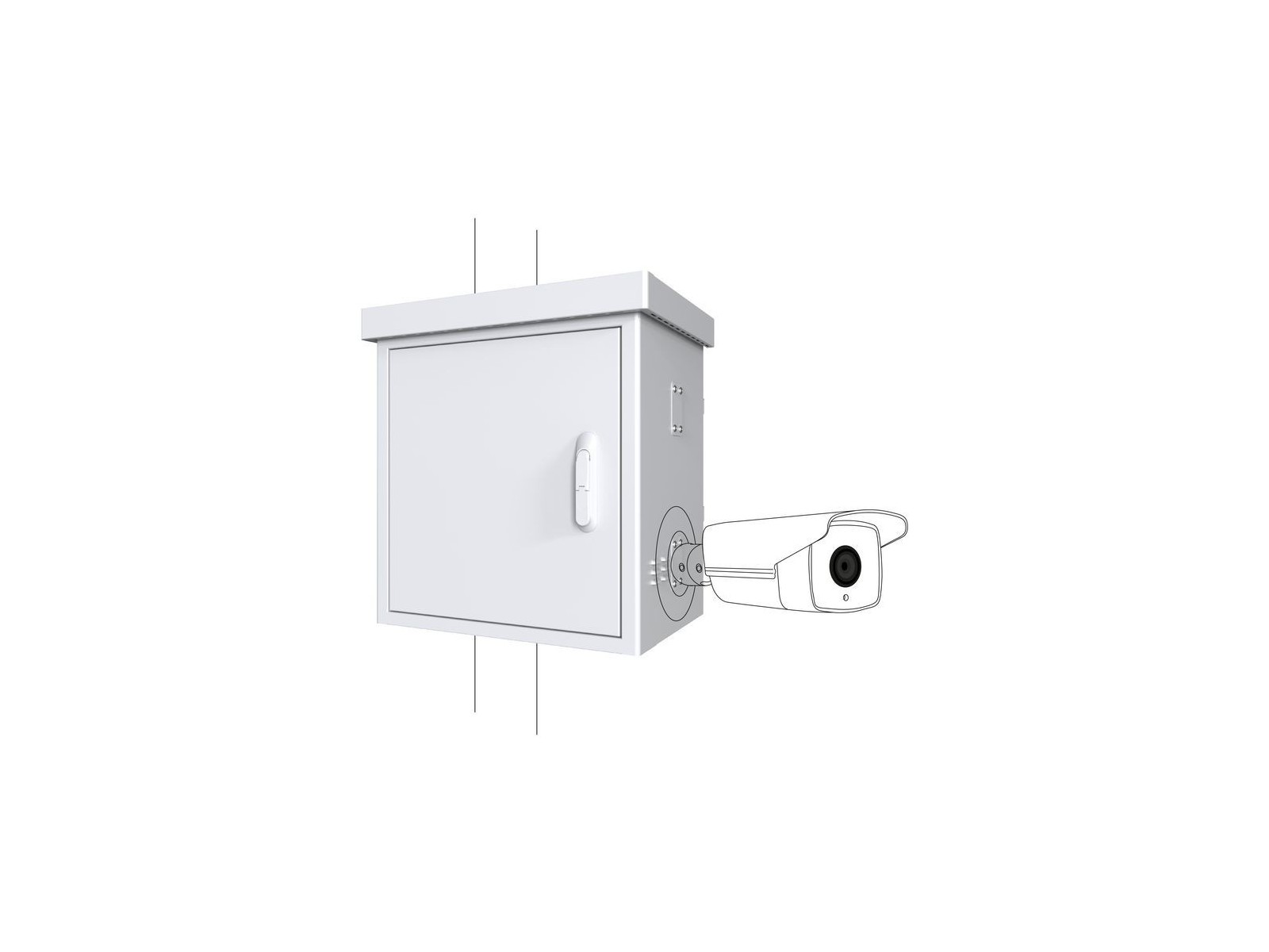 RCCTV003 Lanview by Logon Maxi Radius Pole Mounted CCTV Cabinet For 4 cameras RCCTV003 RCCTV003 Lanview by Logon Maxi Radius Pole Mounted CCTV Cabinet For 4 cameras RCCTV003