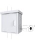RCCTV003 Lanview by Logon Maxi Radius Pole Mounted CCTV Cabinet For 4 cameras RCCTV003