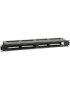 RAO420BL Lanview by Logon 1U 19" R TYPE CABLE MANAGEMENT PANEL WITH COVER BLACK RAO420BL