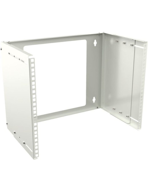 RAR220WH Lanview by Logon 19'' 10U Adjustable Depth Open Frame Rack Wall Mount RAR220WH