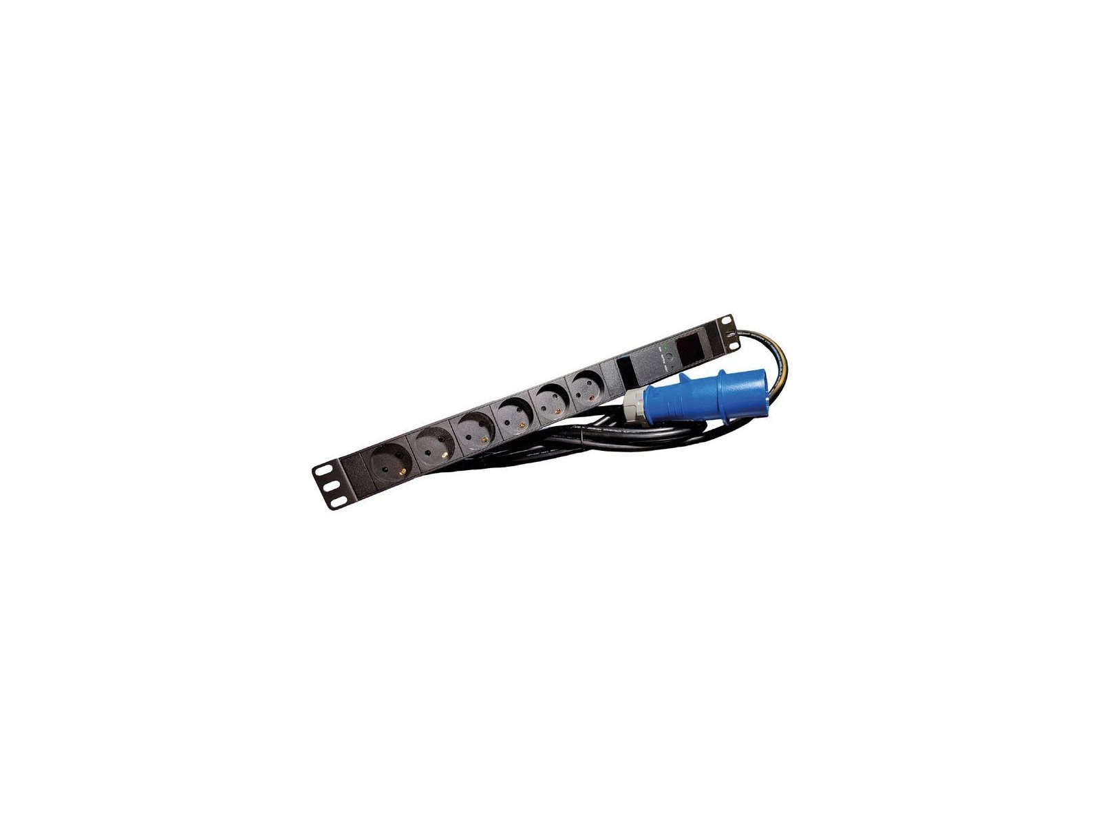 LVR261876D Lanview 19'' rack mount power strip, 4m, 16A with 6 x Danish type K grounded sockets LVR261876D Lanview 19'' rack mount power strip, 4m, 16A with 6 x Danish type K grounded sockets