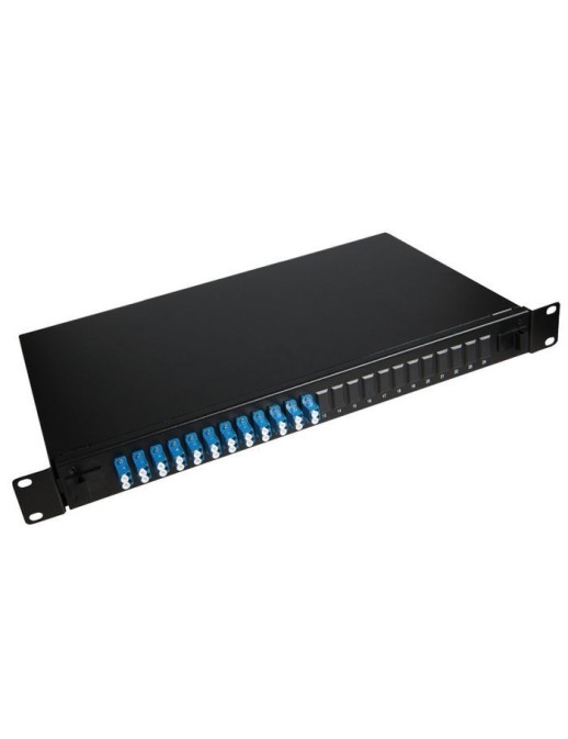 LVO233840 Lanview 24-Port Fibre patch panel mounted with 12 x LC duplex Single Mode connectors