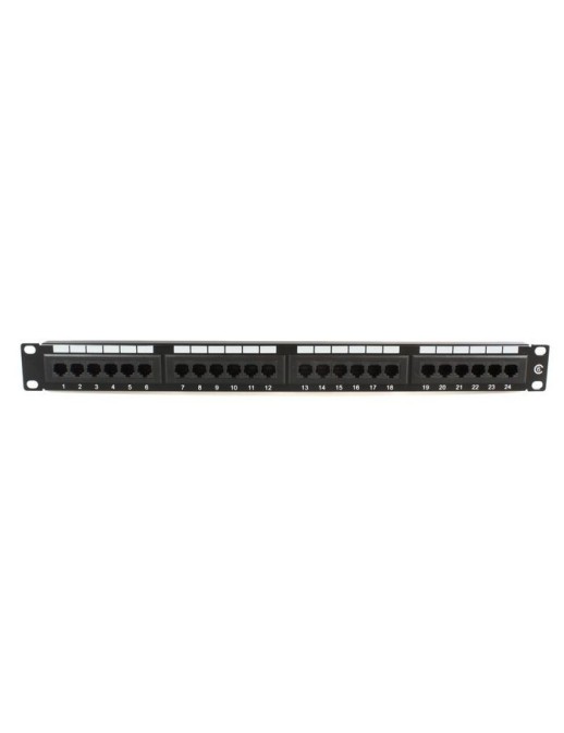 PP-004 MicroConnect 19" UTP Cat.6 patch panel, 24 port, Dual, IDC