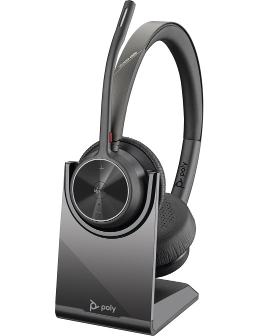 77Y99AA 77Y99AA HP Voyager 4320 UC Stereo USB-A Headset +BT700 USB-A Adapter +Charging Stand 218476-01