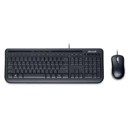 3J2-00013 Microsoft 600 Keyboard Mouse Included Usb Qwertz German Black