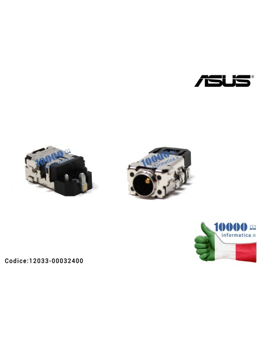 12033-00032400 Connettore di Alimentazione DC Power Jack ASUS ZenBook UX330C UX330CA UX330U UX330UA UX331U UX331UA UX331UAL U...