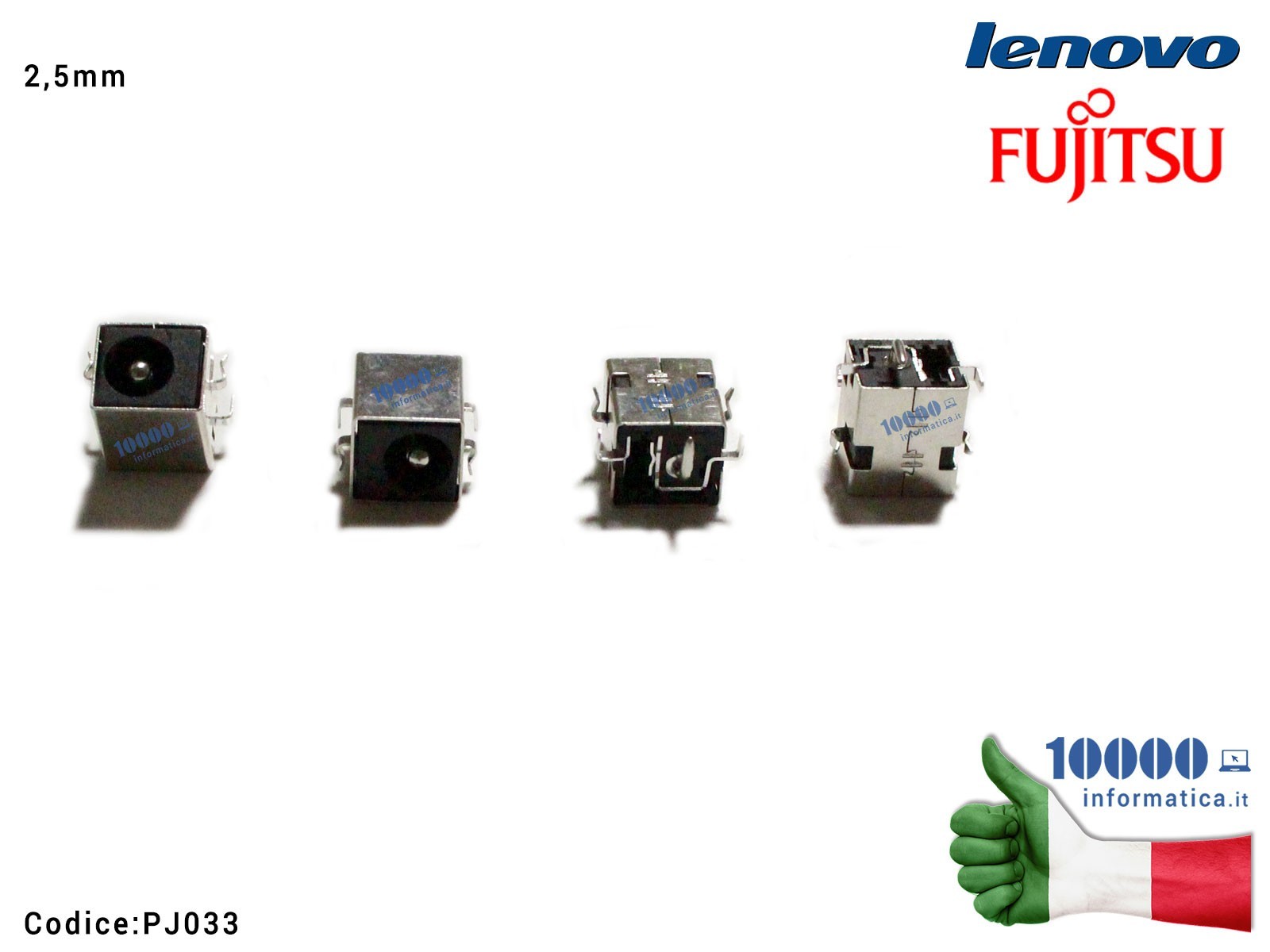 PJ033 Connettore DC Power Jack PJ033 FUJITSU Amilo M1405 M1437G M7405 Pro V2020 V2040 LENOVO Thinkpad X40 X41 X42 X43 X45 [2,... PJ033 Connettore DC Power Jack PJ033 FUJITSU Amilo M1405 M1437G M7405 Pro V2020 V2040 LENOVO Thinkpad X40 X41 X42 X43 X45 [2,...