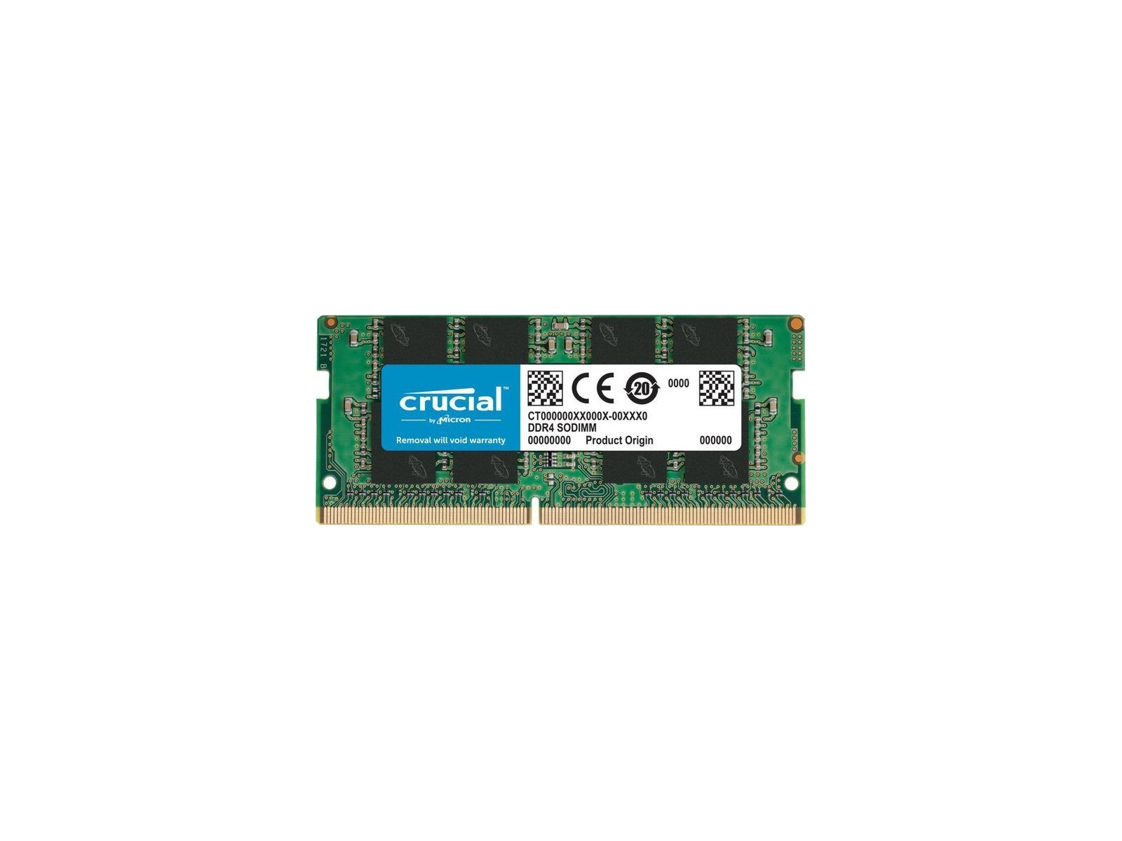 CT16G4SFRA32A Crucial 16GB DDR4-3200 SODIMM, CL22, 1.2V, 2048Meg x 64 CT16G4SFRA32A Crucial 16GB DDR4-3200 SODIMM, CL22, 1.2V, 2048Meg x 64