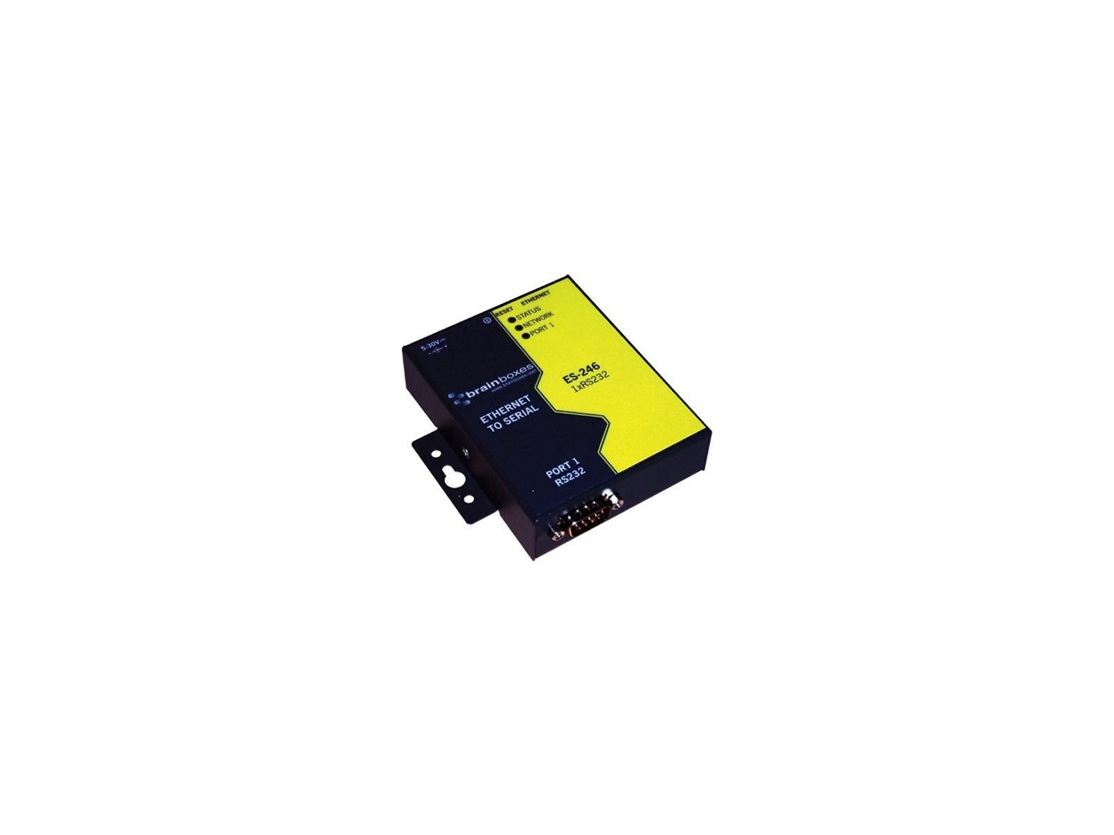 ES-246 Brainboxes 1 Port RS232 Ethernet to Serial Adapter ES-246 Brainboxes 1 Port RS232 Ethernet to Serial Adapter