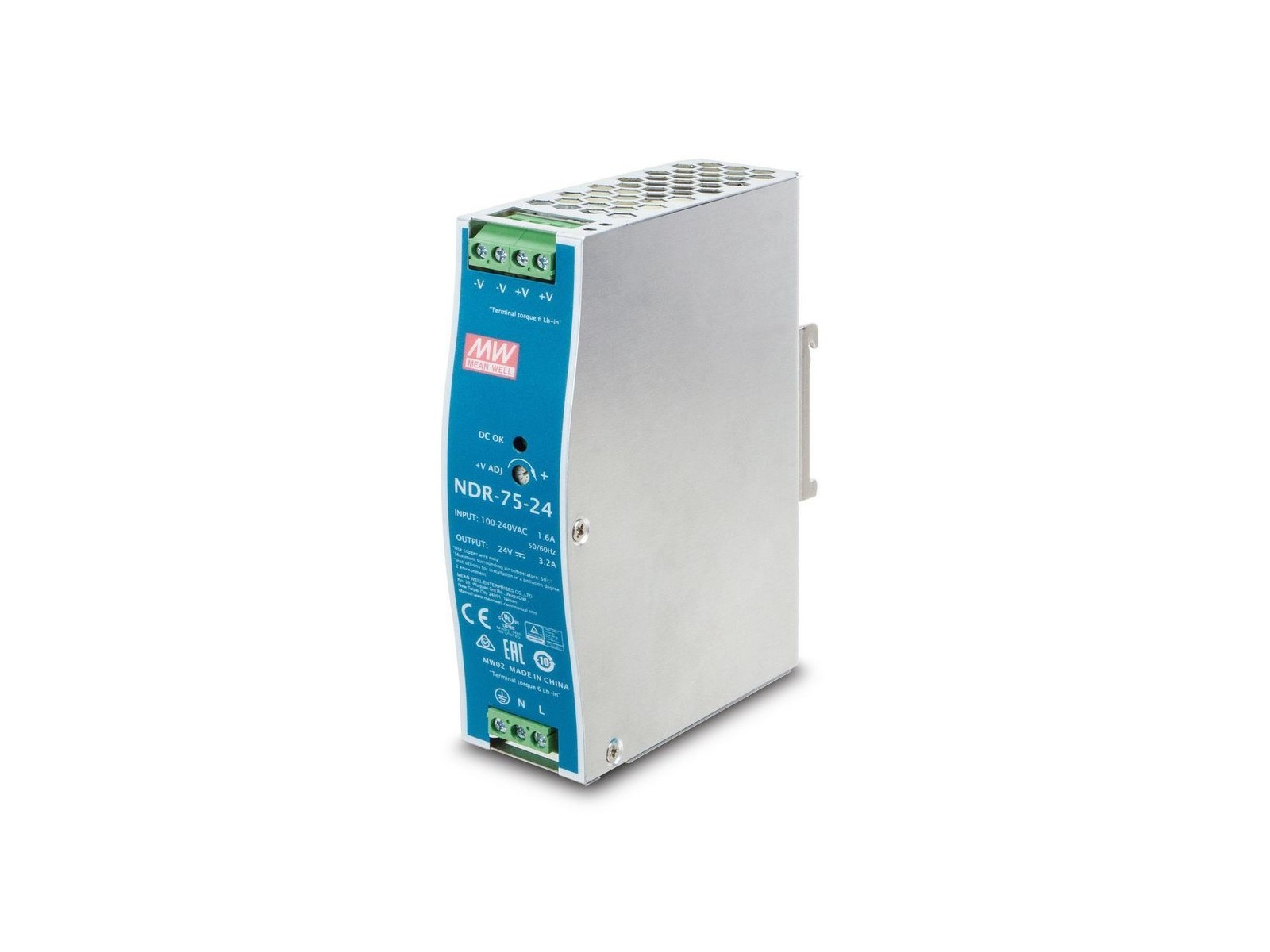 PWR-75-24 Planet DC Single Output Industrial DIN-rail Power Supply Units NDR-75-24 PWR-75-24 Planet DC Single Output Industrial DIN-rail Power Supply Units NDR-75-24