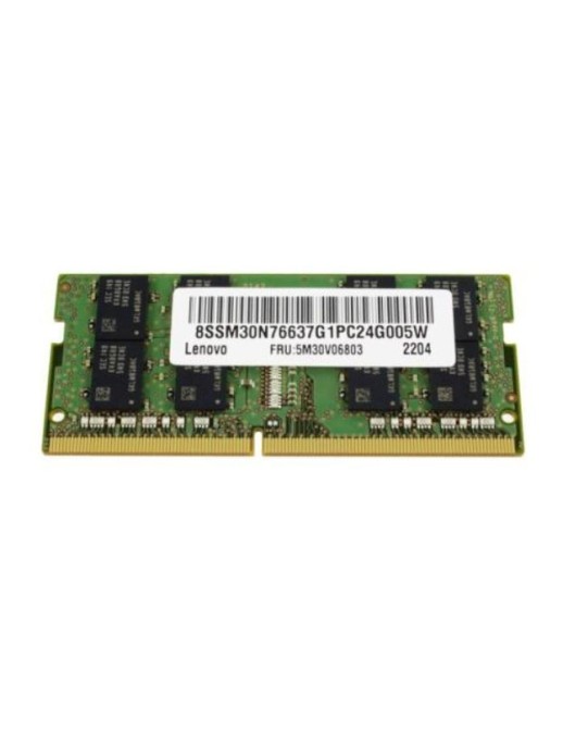 5M30V06803 Lenovo SODIMM memory module, 16GB capacity, DDR4 type, 3200MHz speed, non-ECC unbuffered, ideal for laptops. FRU5M30V
