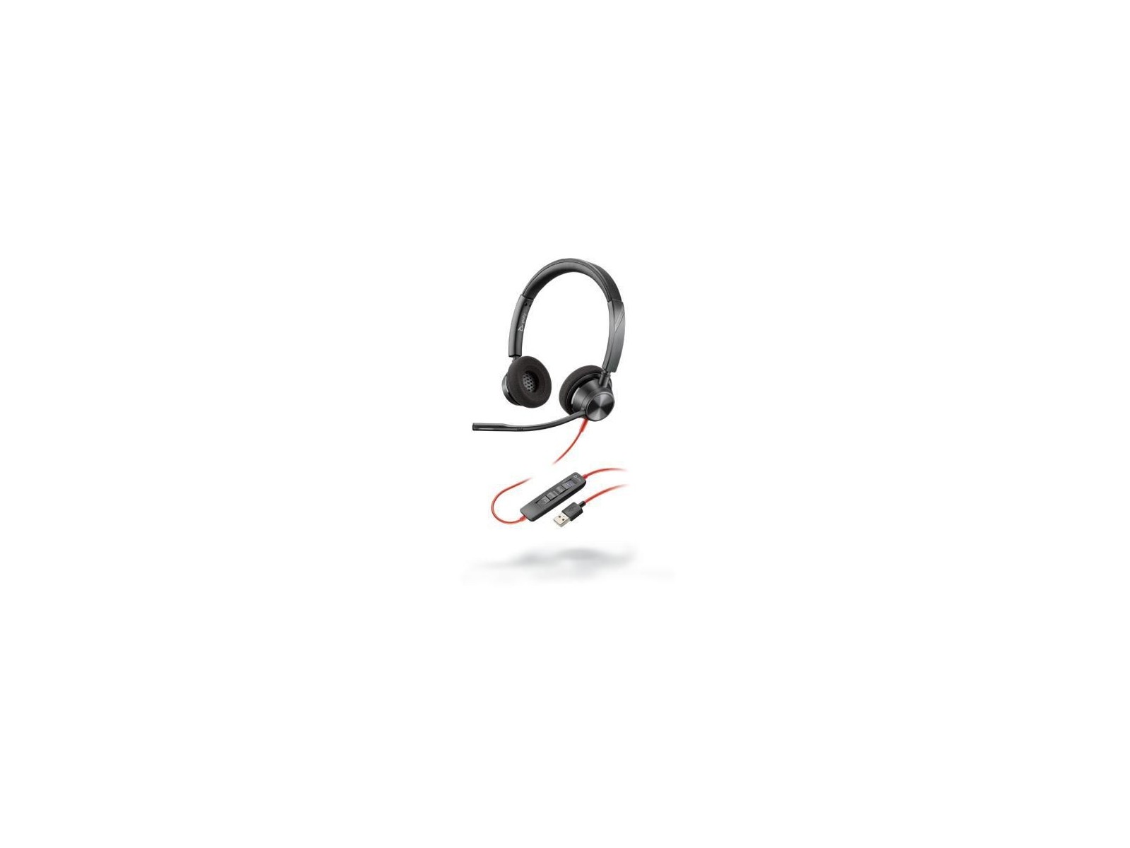 213934-01 Poly Blackwire 3320, USB-A, 20 Hz to 20 KHz, 94 dBSPL± 4 dB, 32 Ohm 876438 213934-01 Poly Blackwire 3320, USB-A, 20 Hz to 20 KHz, 94 dBSPL± 4 dB, 32 Ohm 876438