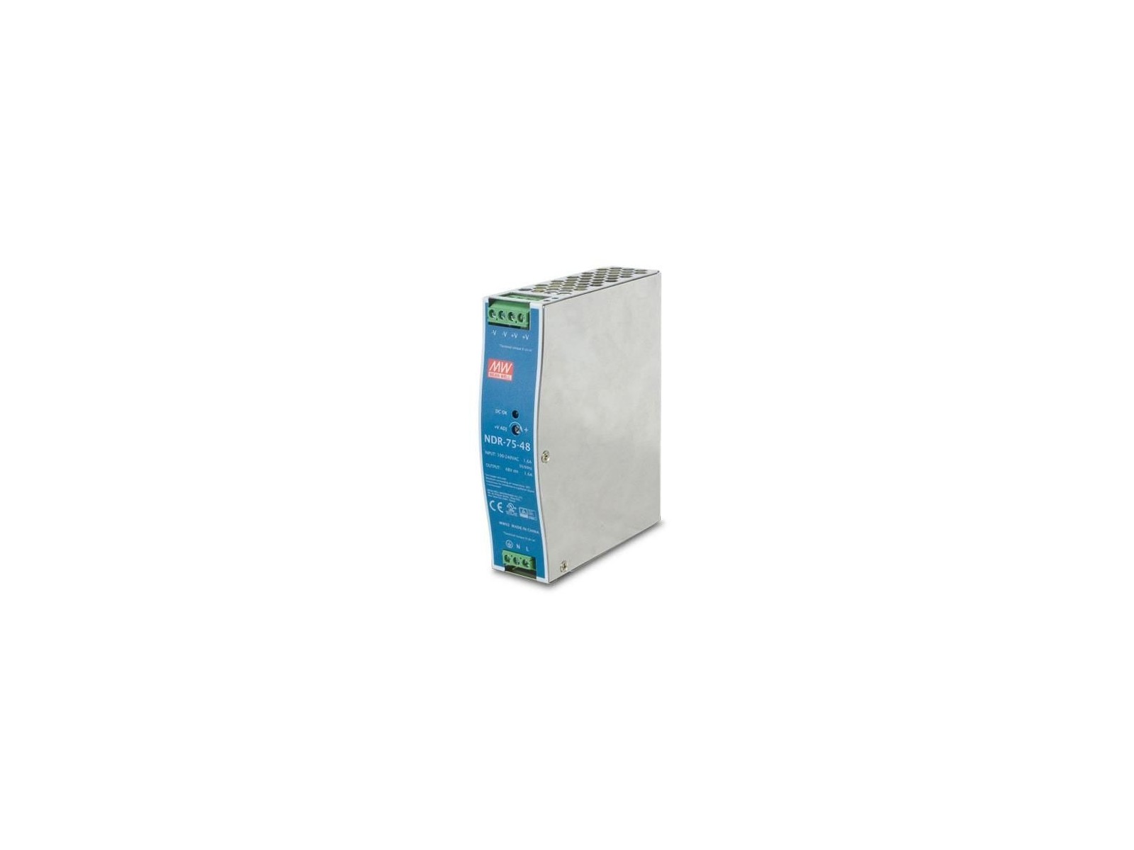 PWR-75-48 Planet DC Single Output Industrial DIN Rail Power Supply Units NDR-75-48 PWR-75-48 Planet DC Single Output Industrial DIN Rail Power Supply Units NDR-75-48