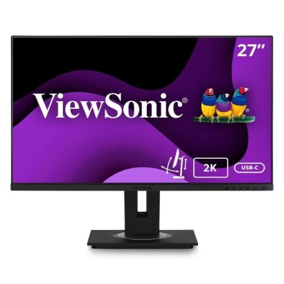 VG2756-2K ViewSonic 27" 16:9 2560 x 1440 QHD frameless SuperClear IPS LED Monitor with 5ms, HDMI, DisplayPort in, DisplayPort ou