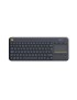 920-007143 Logitech Wireless Touch Keyboard K400 Plus - Black (Qwerty)
