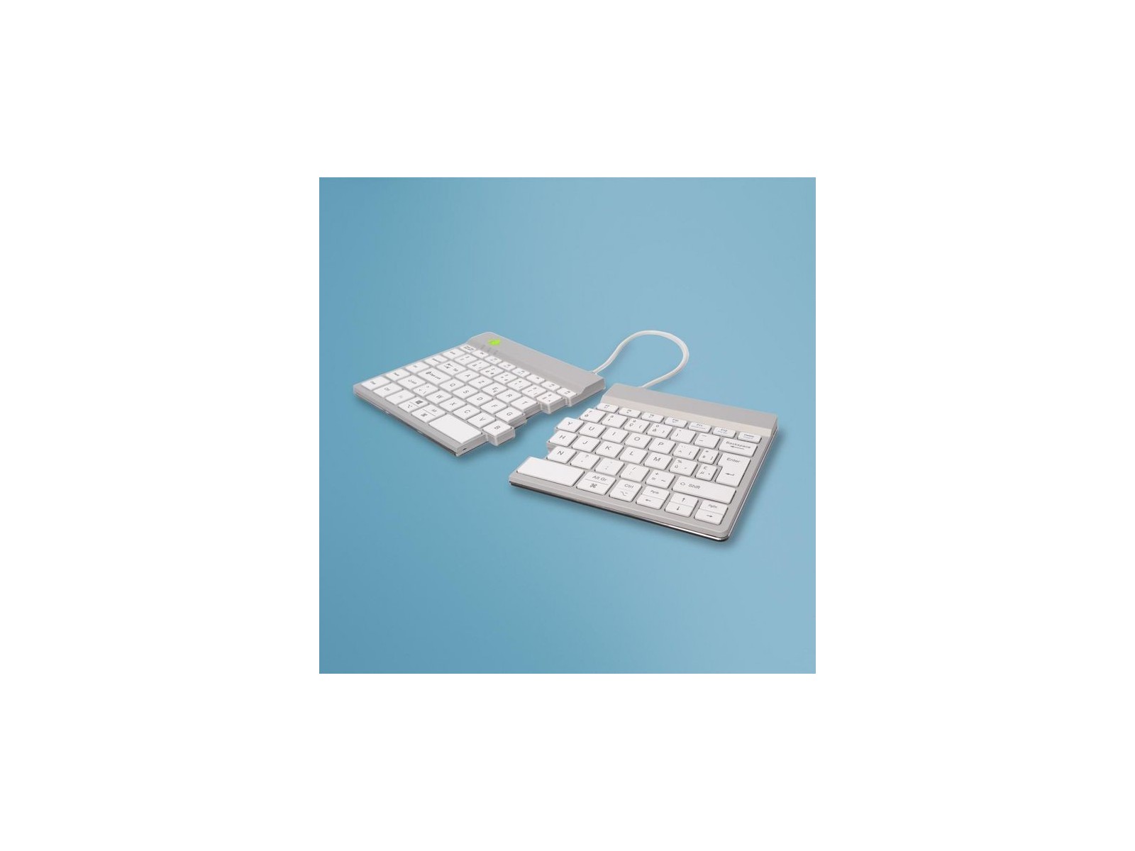RGOSBBEWLWH R-Go Tools R-Go Split Break keyboard, AZERTY (BE), bluetooth, white RGOSBBEWLWH R-Go Tools R-Go Split Break keyboard, AZERTY (BE), bluetooth, white
