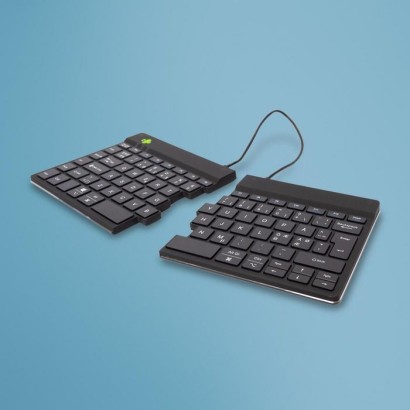 RGOSBNDWLBL R-Go Tools R-Go Split Break keyboard, QWERTY (ND), bluetooth, black