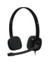 981-000587 Logitech H151 Stereo Headset Wired Head-band Office/Call center Black