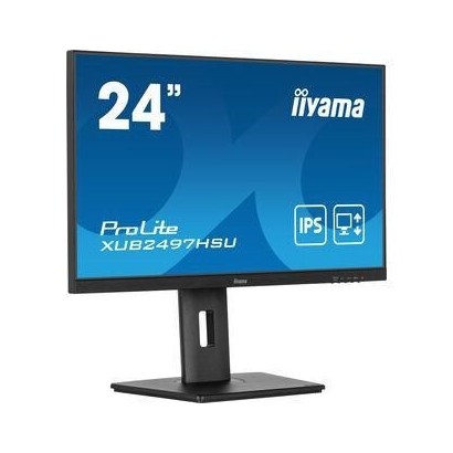 XUB2497HSU-B1 iiyama 24" IPS, 1920x1080@100Hz,15cm Height Adj. Stand,1ms,Adaptive Sync,250cd/m²,Speakers,HDMI,DP, USB 2x 2.0