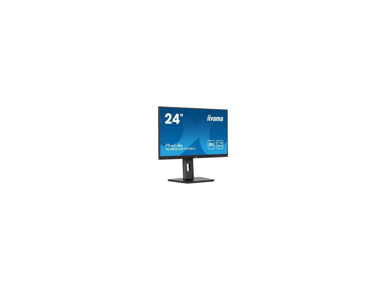 XUB2497HSU-B1 iiyama 24" IPS, 1920x1080@100Hz,15cm Height Adj. Stand,1ms,Adaptive Sync,250cd/m²,Speakers,HDMI,DP, USB 2x 2.0 XUB2497HSU-B1 iiyama 24" IPS, 1920x1080@100Hz,15cm Height Adj. Stand,1ms,Adaptive Sync,250cd/m²,Speakers,HDMI,DP, USB 2x 2.0