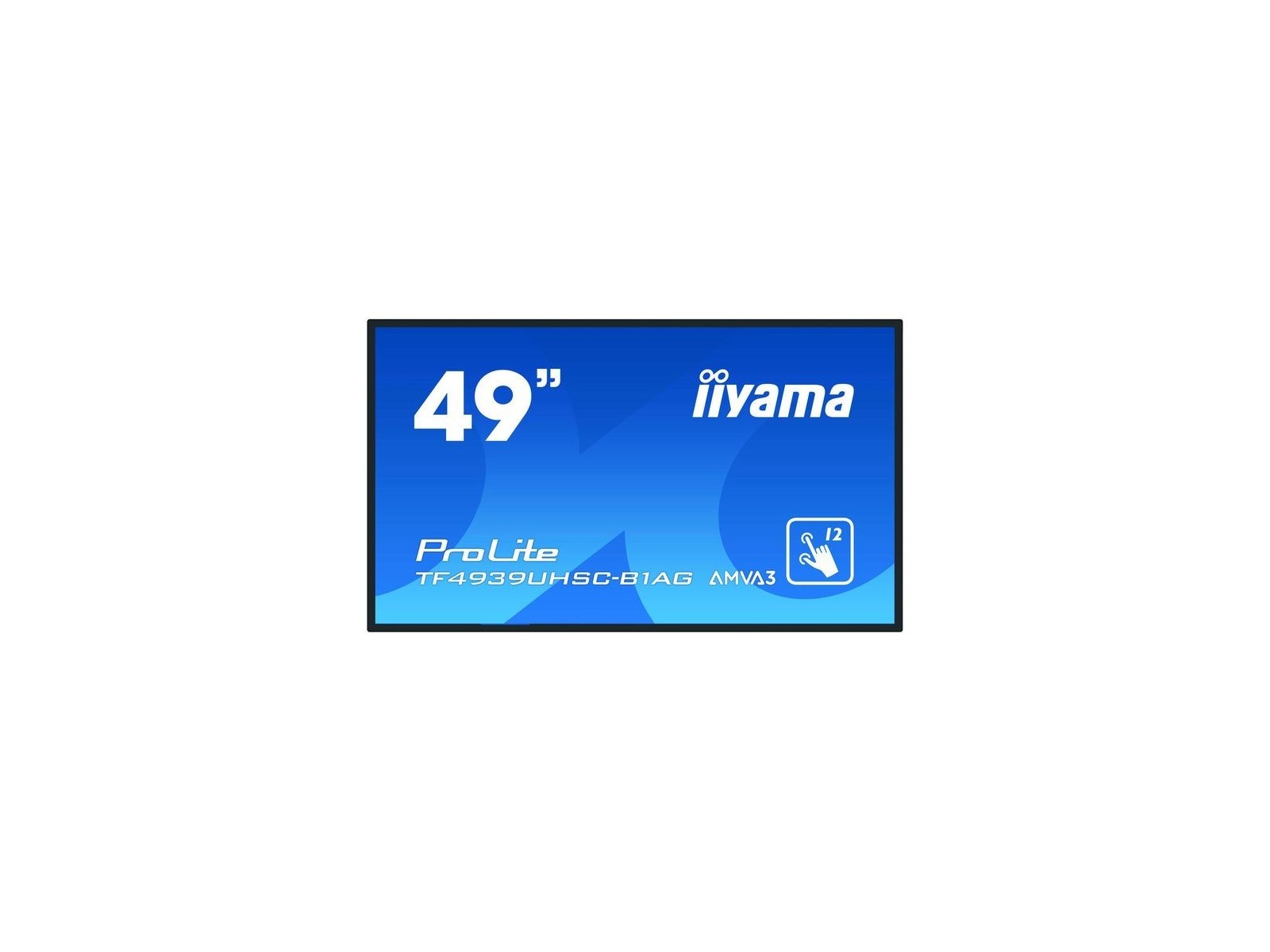 TF4939UHSC-B1AG iiyama 49", 3840x2160, 16:9, IPS LED, 8ms, VGA, HDMI, DP, RS-232C, RJ-45, RMS 2x 8W, IP54, 1130x660.5x72.5 mm TF4939UHSC-B1AG iiyama 49", 3840x2160, 16:9, IPS LED, 8ms, VGA, HDMI, DP, RS-232C, RJ-45, RMS 2x 8W, IP54, 1130x660.5x72.5 mm