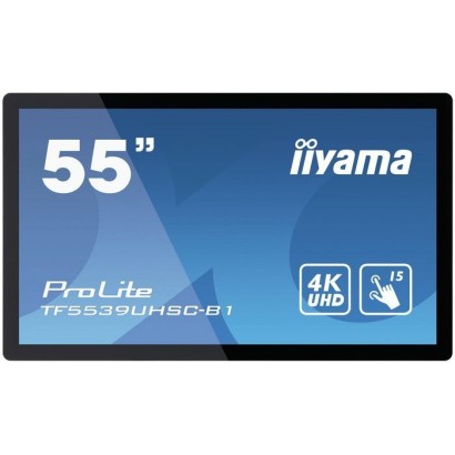 TF5539UHSC-B1AG iiyama ProLite TF5539UHSC-B1AG touch screen monitor 139.7 cm (55") 3840 x 2160 pixels Multi-touch Multi-user Bla