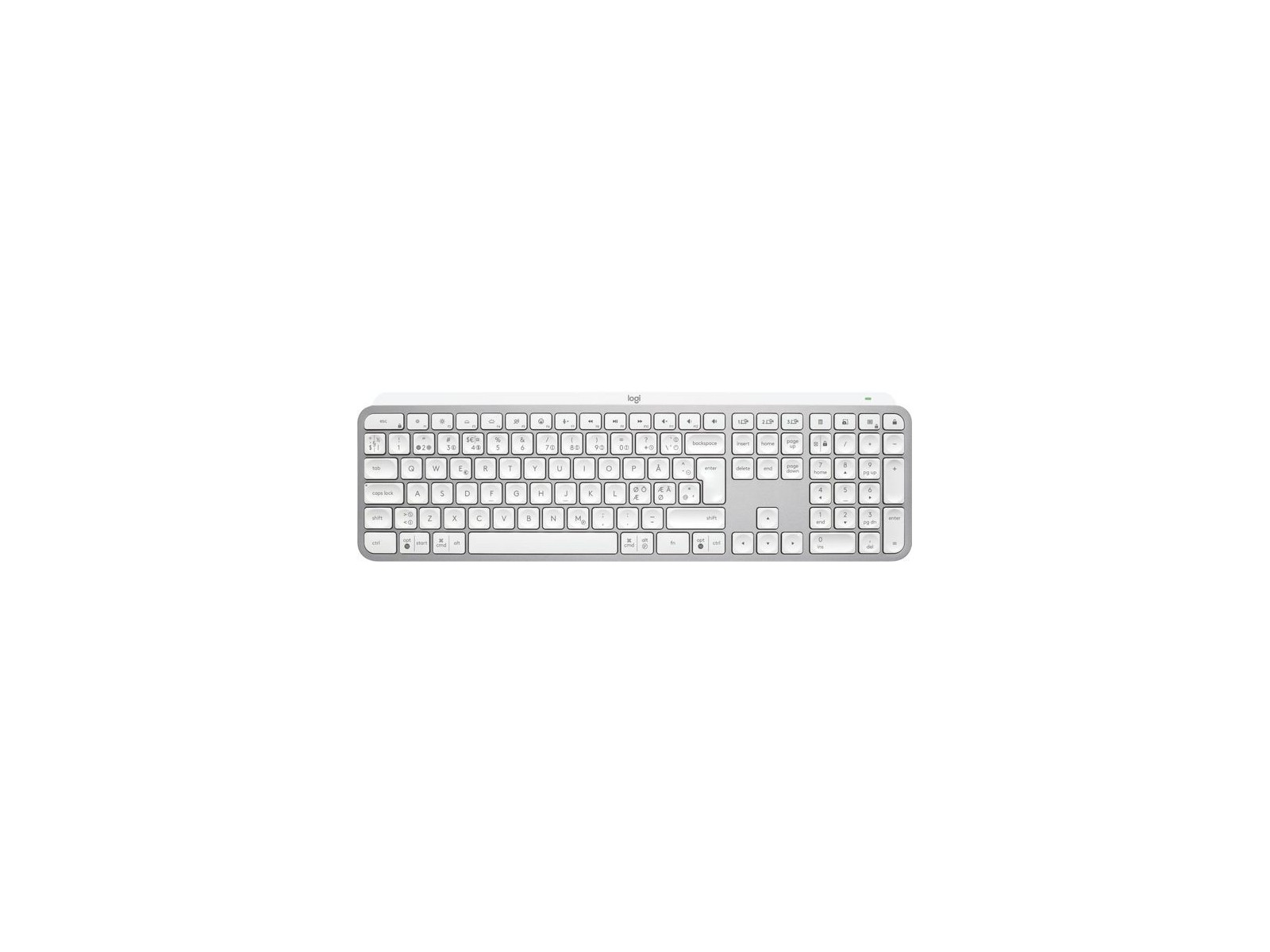 920-011582 Logitech Mx Keys S Keyboard Rf Wireless + Bluetooth Qwerty Danish, Finnish, Norwegian, Swedish Aluminium, White 920-011582 Logitech Mx Keys S Keyboard Rf Wireless + Bluetooth Qwerty Danish, Finnish, Norwegian, Swedish Aluminium, White