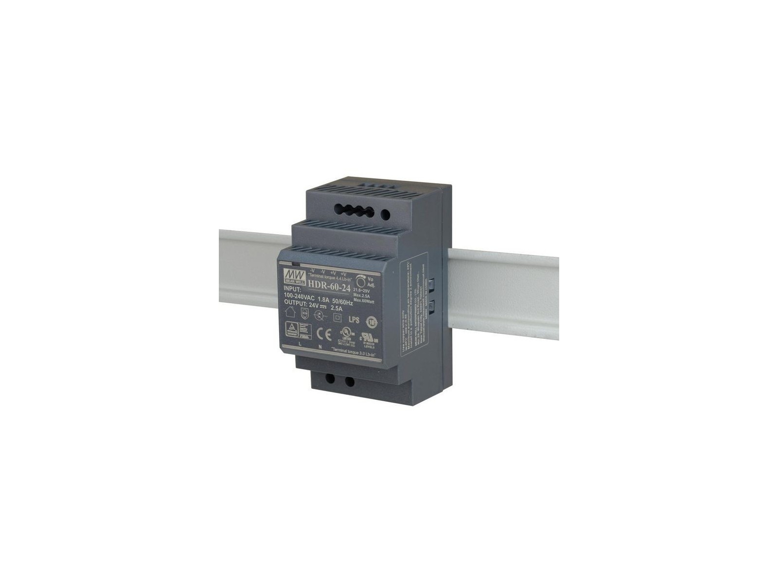 DIS-H60-24 D-Link 60W, 24VDC, Ultra Slim DIN Rail PSU DIS-H60-24 D-Link 60W, 24VDC, Ultra Slim DIN Rail PSU