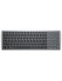 KB740-GY-R-NOR Dell Kb740 Keyboard Rf Wireless + Bluetooth Qwerty Nordic Grey, Black