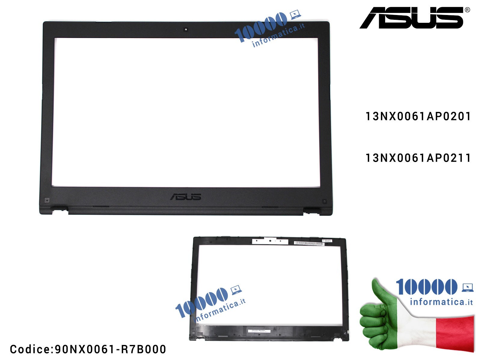 90NX0061-R7B000 Cornice Display Bezel LCD ASUS P552 P552L P2520LA P552SA P552SJ P552LJ P2520L P552S P553U P553UA P553UJ 13N0-... 90NX0061-R7B000 Cornice Display Bezel LCD ASUS P552 P552L P2520LA P552SA P552SJ P552LJ P2520L P552S P553U P553UA P553UJ 13N0-...