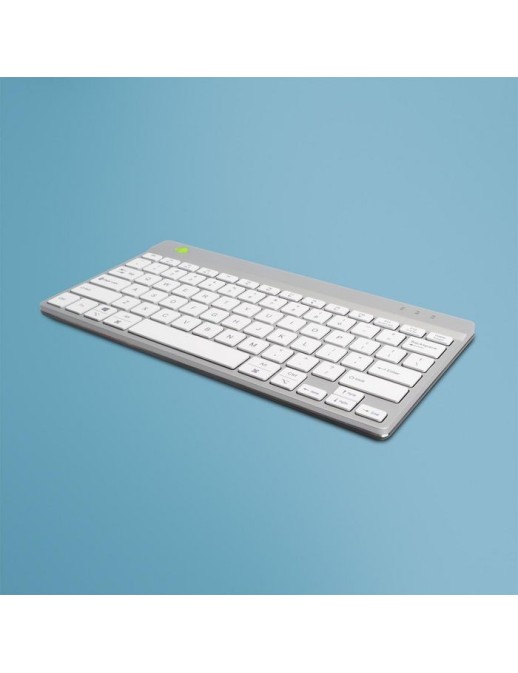 RGOCOUSWLWH R-Go Tools Compact Break ergonomic keyboard, QWERTY (US), bluetooth, white