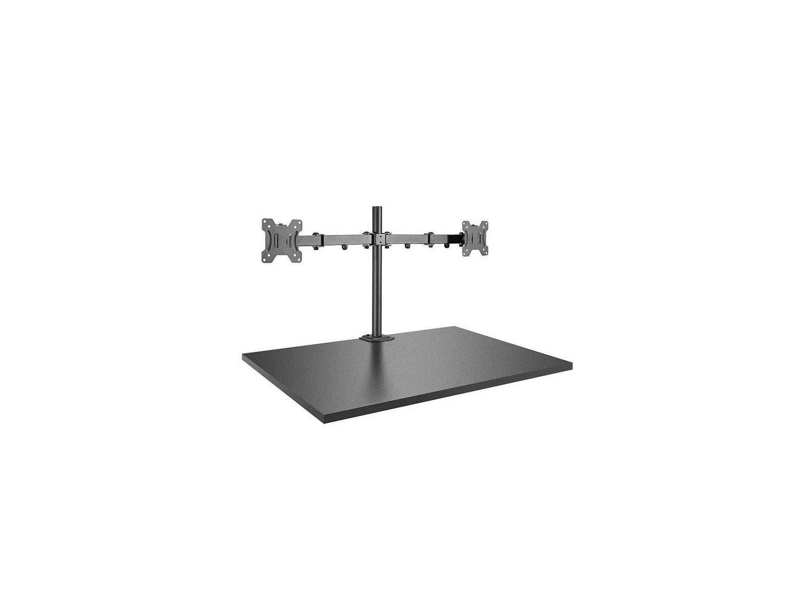 40658 Lindy Dual Display Bracket W/ Pole & Desk Clamp 874567 40658 Lindy Dual Display Bracket W/ Pole & Desk Clamp 874567