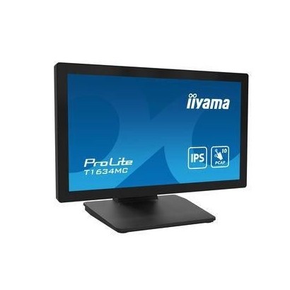 T1634MC-B1S iiyama 15,6" PCAP Bezel Free Front,10P Touch,1920x1080,VGA,DP,HDMI, 405cd/m²,USB,External PSU,Multitouch(with OS)