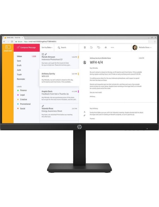 7VH44AA HP P24h G4 60.5 cm (23.8") 1920 x 1080 pixels Full HD IPS