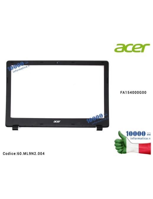 60.ML9N2.004 Cornice Display Bezel LCD ACER Extensa 2509 2510 Aspire E5-511 E5-521 E5-531 E5-551 E5-571 E5-572G V3-572 Travel...