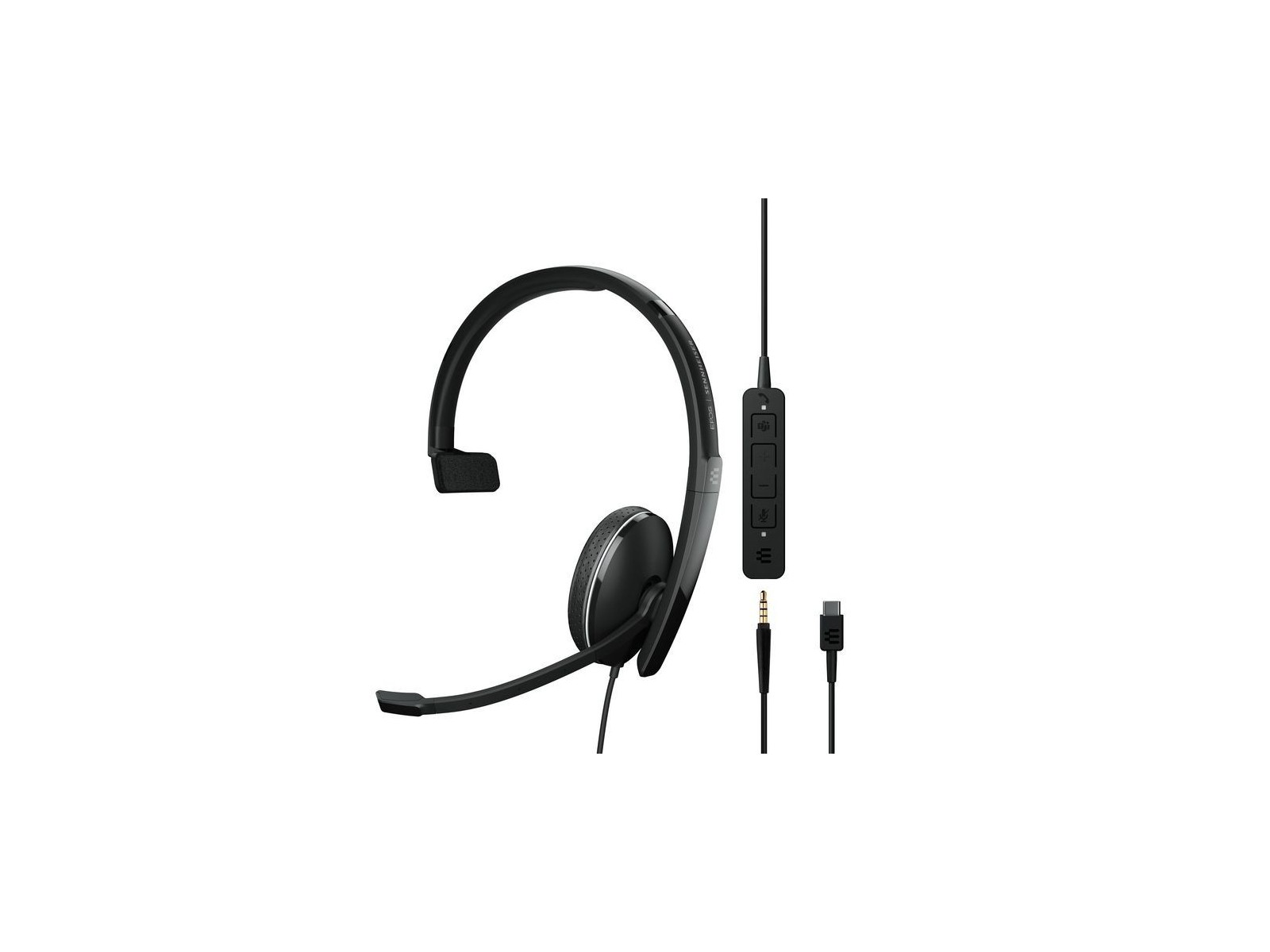 1000904 EPOS ADAPT 100 Series brheadset bron-ear brwired br3.5 mm jack brUSB-C black brCertified for Microsoft Teams brOptimised 1000904 EPOS ADAPT 100 Series brheadset bron-ear brwired br3.5 mm jack brUSB-C black brCertified for Microsoft Teams brOptimised