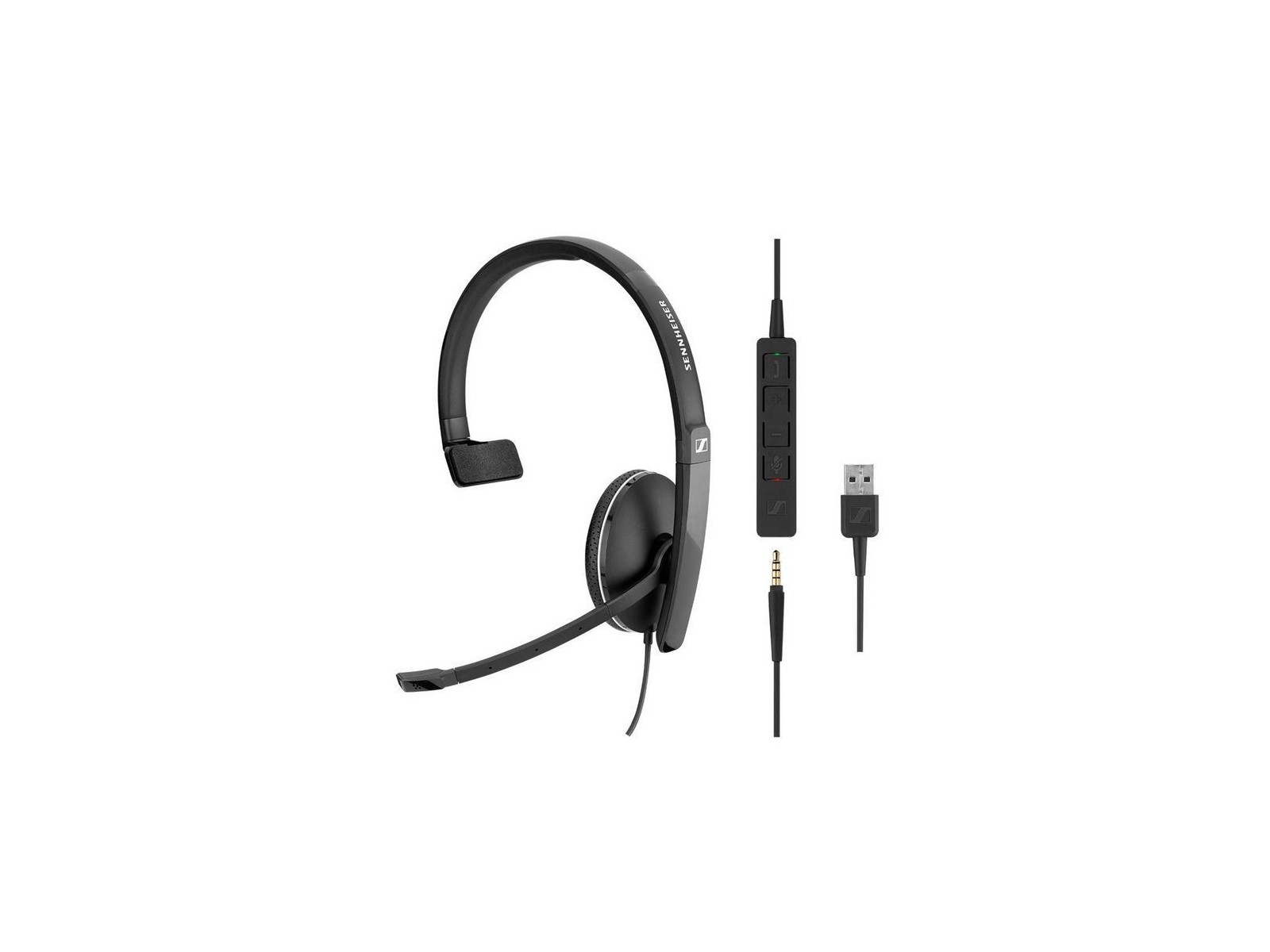 508316 EPOS Monaural, 115 dB SPL, 3.5 mm, detachable USB cable, noise-cancelling microphone 508316 EPOS Monaural, 115 dB SPL, 3.5 mm, detachable USB cable, noise-cancelling microphone