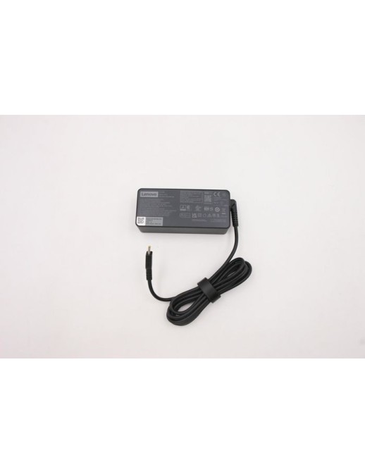 5A10W86251 Lenovo 65W power adapter for Lenovo laptops, supports multiple voltages: 20V, 15V, 9V, 5V, dual-port design. FRU5A10W