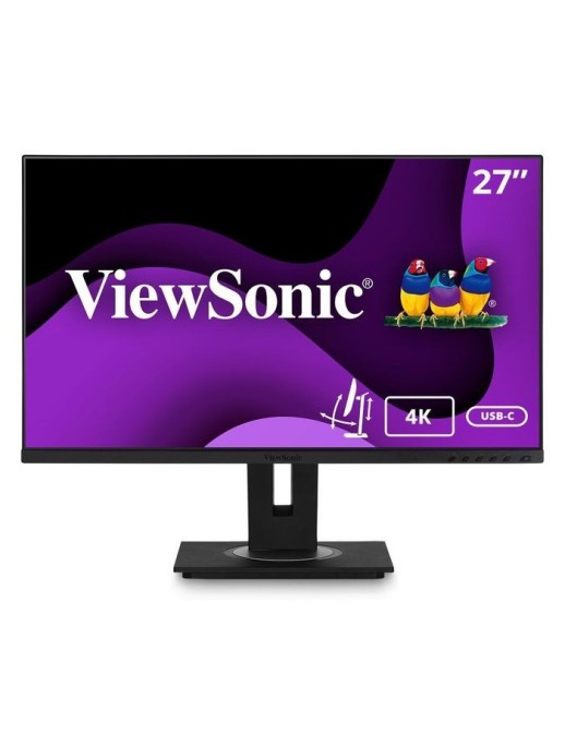 VG2756-4K ViewSonic 27" 16:9 3840 x 2160 UHD frameless SuperClear IPS LED Monitor with 5ms, HDMI, DisplayPort, USB Type C VS1830