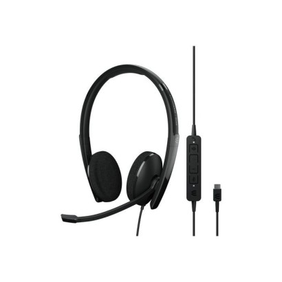 1000905 EPOS ADAPT 100 Seriesbrheadset bron-ear brwired brUSB-C blackbr Certified for Microsoft Teams brOptimised for UC