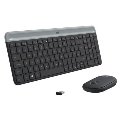 920-009204 Logitech Slim Wireless Keyboard and Mouse Combo MK470