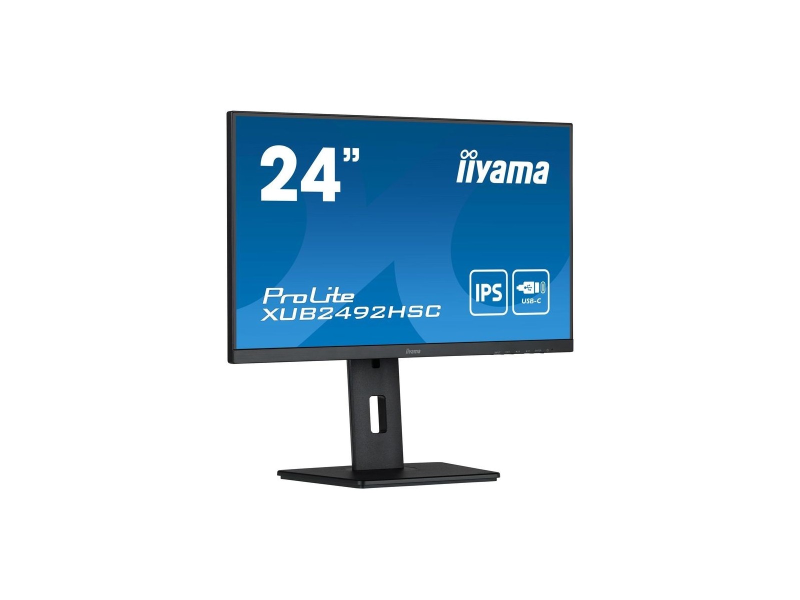 XUB2492HSC-B5 iiyama 24" ETE IPS-panel, 1920x1080, 15cm Height Adj. Stand, Pivot, 4ms, 250cd/m², Speakers, USB-C (65W PD) XUB2492HSC-B5 iiyama 24" ETE IPS-panel, 1920x1080, 15cm Height Adj. Stand, Pivot, 4ms, 250cd/m², Speakers, USB-C (65W PD)