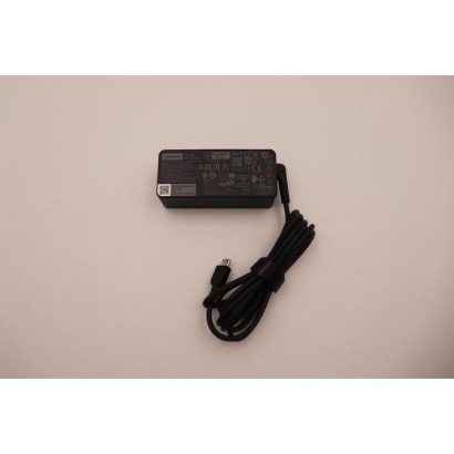 5A10W86298 Lenovo AC adapter with 45W output, supports multiple voltage levels: 20V, 15V, 9V, and 5V, features 3 ports for conne