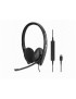 1000919 EPOS On-ear double-sided USB-C headset with in-line call control, optimized for UC professionals.