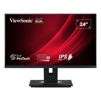 VG2448A-2 ViewSonic 24" FHD SuperClear® IPS LED 3 sides frameless bezel Monitor with VGA, HDMI, DipsplayPort, 4 USB, Speakers VS