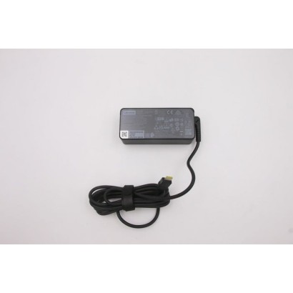 5A10W86246 Lenovo 45W Type-C USB AC Adapter, compatible with Lenovo laptops, supports multiple voltages, 0.5m power cord. FRU5A1