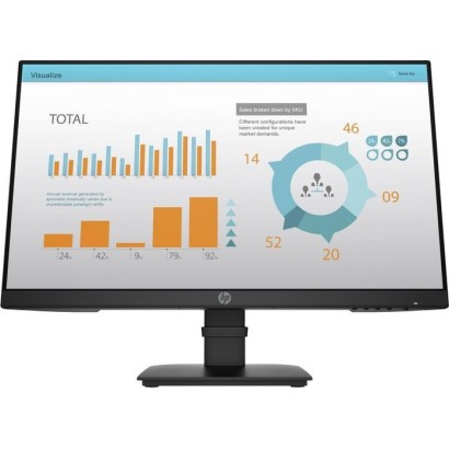 1A7E5AAABB HP 60.5cm (23.8") Full HD 1920 x 1080 IPS, 16:9, 250cd/m², 14ms, 178°/178°, 1000:1