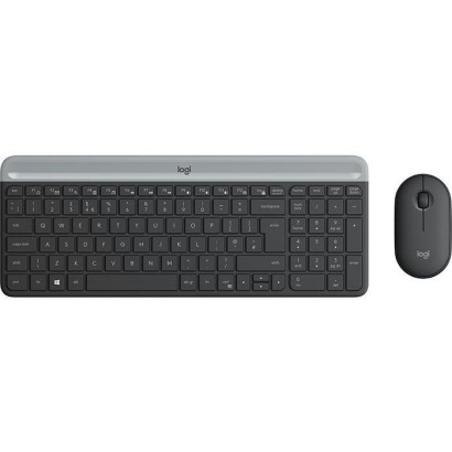 920-009200 Logitech Slim Wireless Keyboard and Mouse Combo MK470
